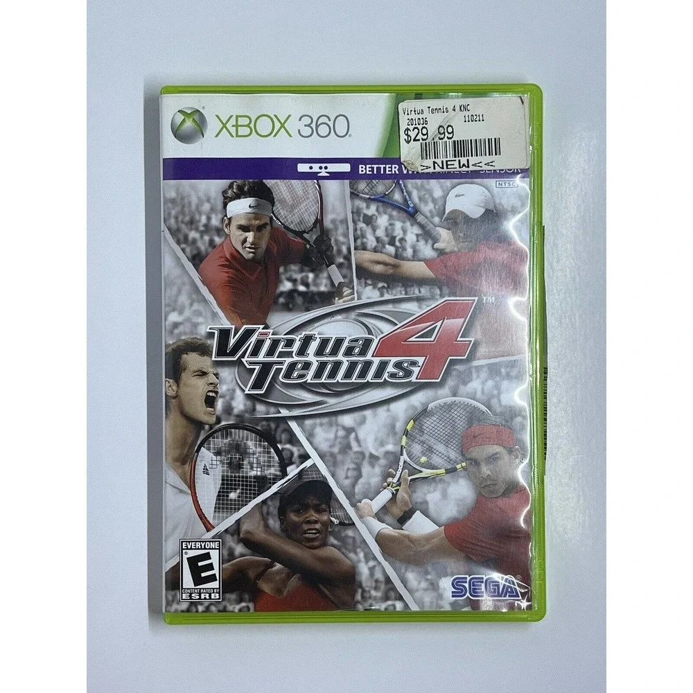 Virtua Tennis 4 (Microsoft Xbox 360, 2011) Complete